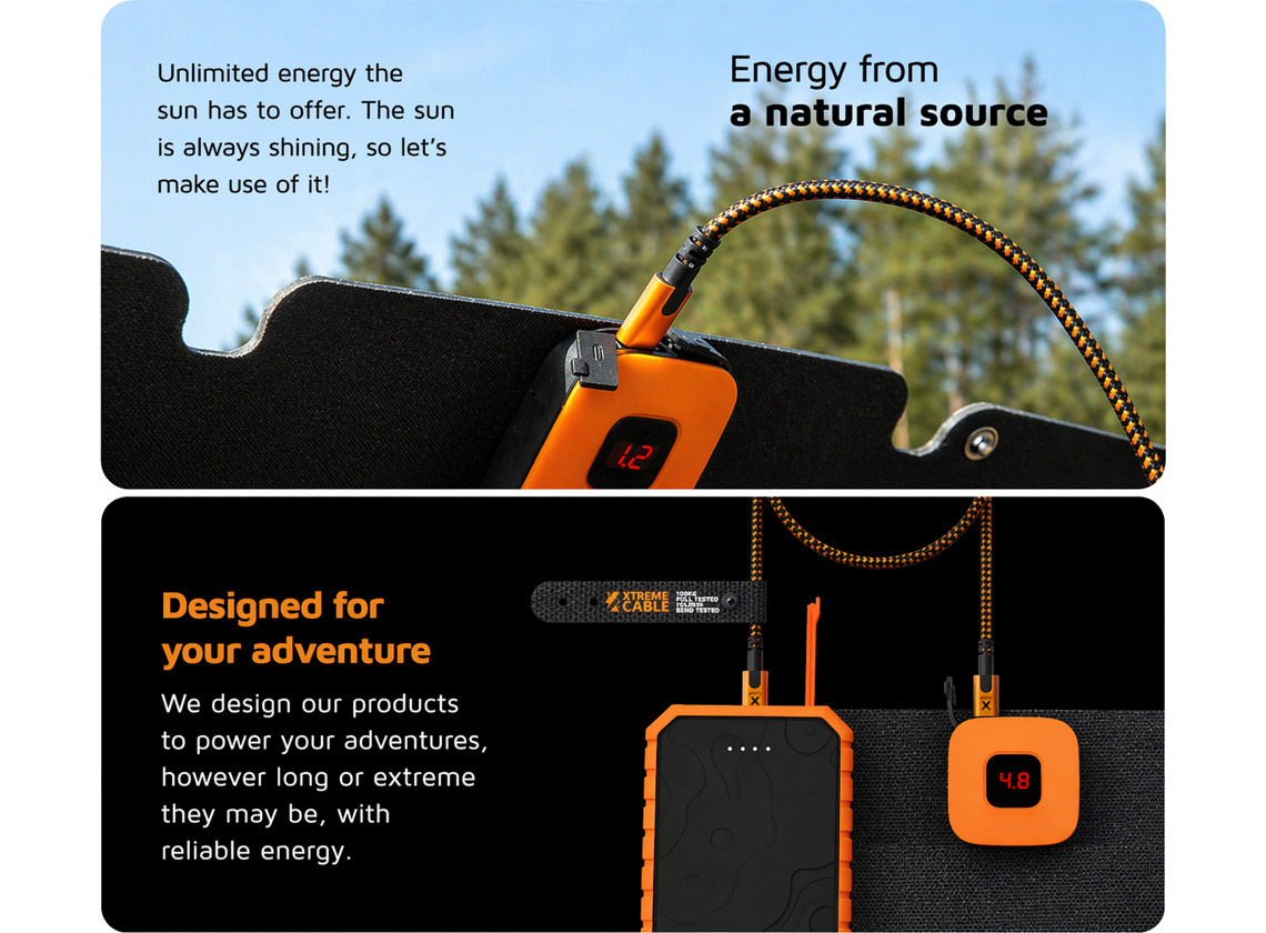 Xtorm SolarBooster zonnepaneel - 28 watt