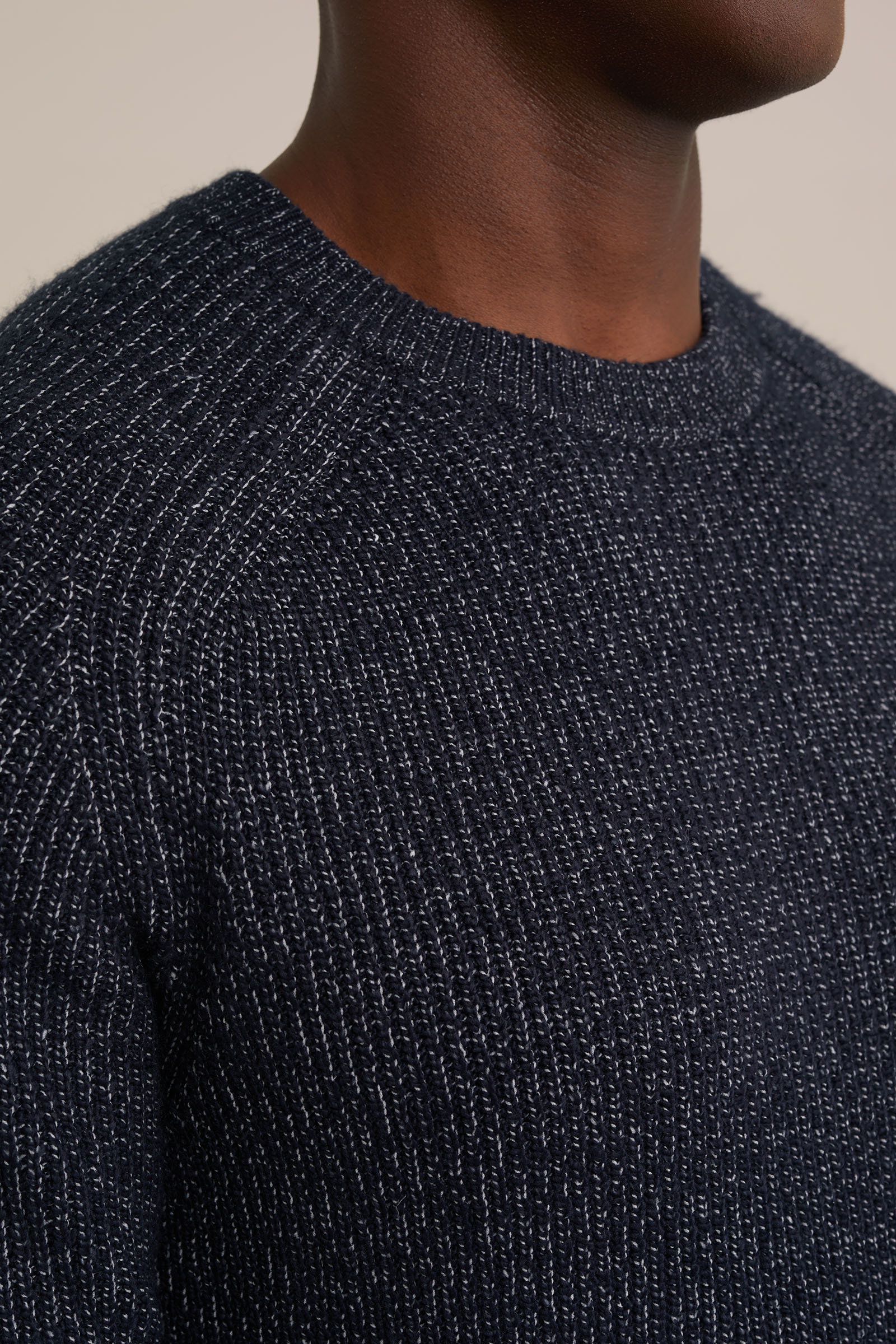 gebreide trui Fundamentals Donkerblauw