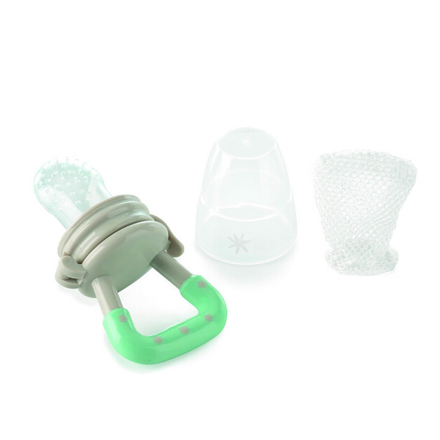 Grignoteur silicone et filet Mint - JANE