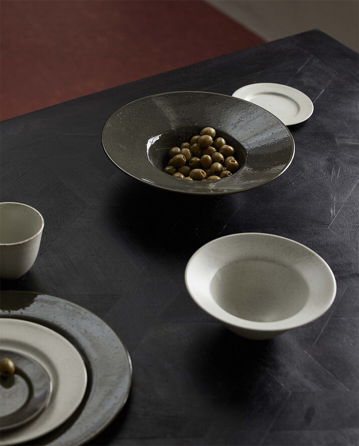 Nordal GRAWA pasta plate, ivory
