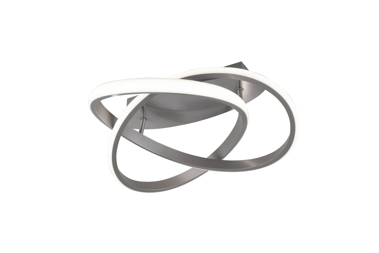 LED-Deckenleuchte - Nickel matt - dimmbar