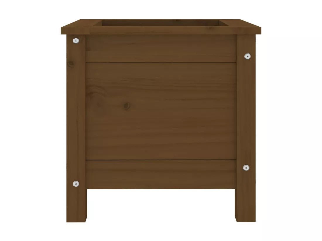 Jardinière bac lit surélevé bois marron 40 x 40 x 39 cm 02_0037534