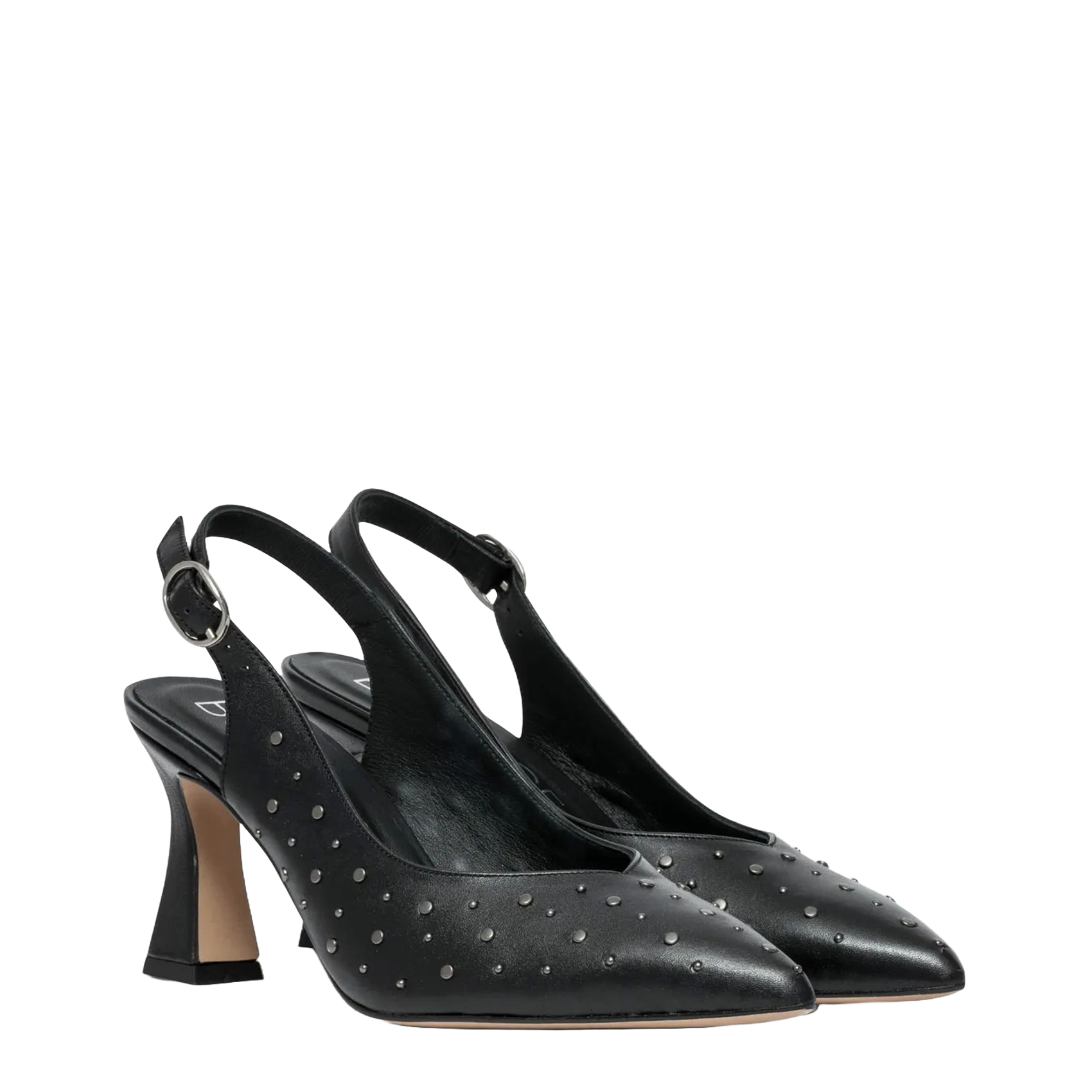 DAFFY - Escarpins sling back en cuir | Noir