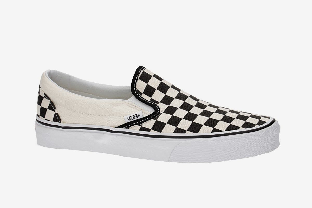 Vans Classic Slip-On Schuh (black white checkerboard)