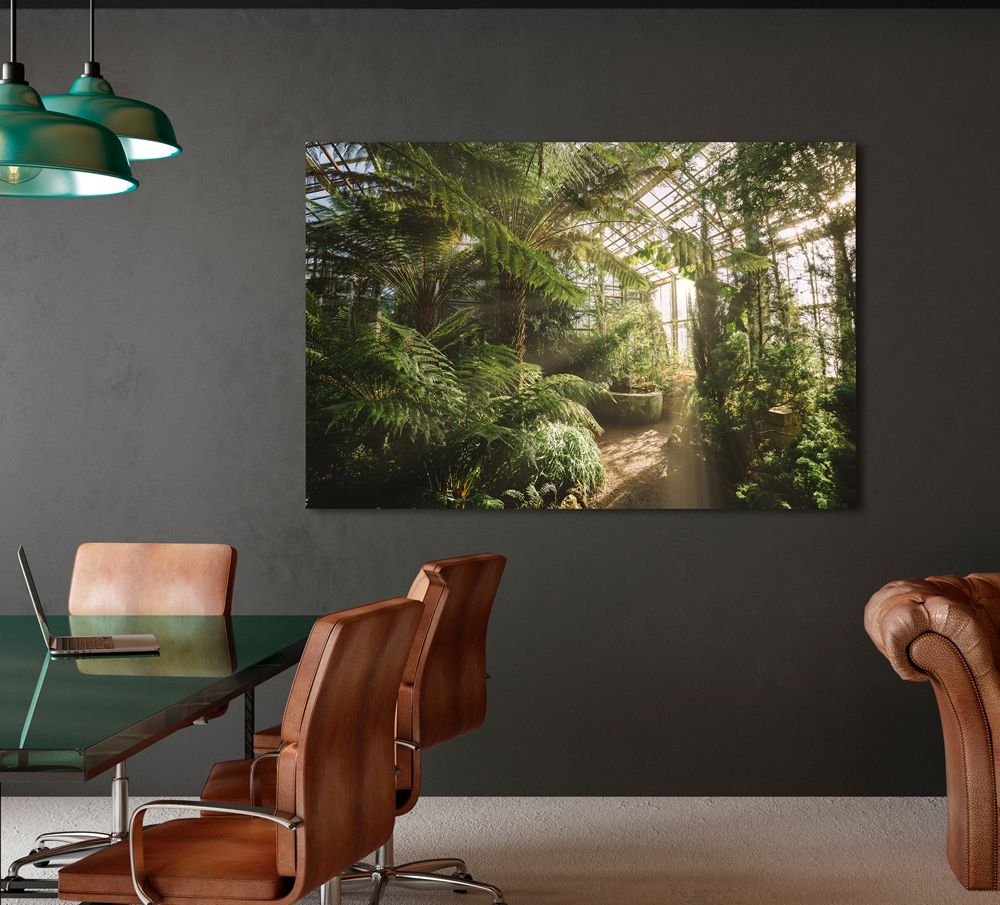 Acrylglasbild GEWÄCHSHAUS