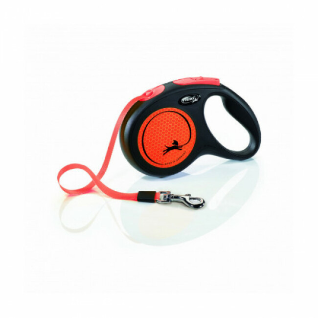 Laisse à enrouleur New Neon Sangle Flexi