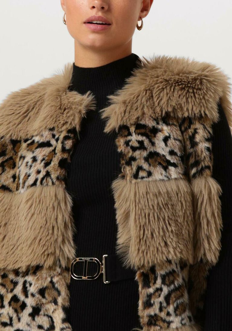TWINSET MILANO leopard twinset milano gilet 13353140-cpc