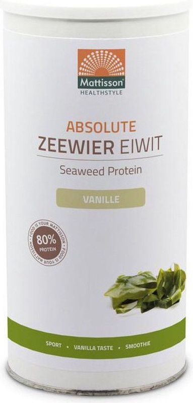 Mattisson - Zeewier Eiwit SuperShake 80% - Vanille - 500 g