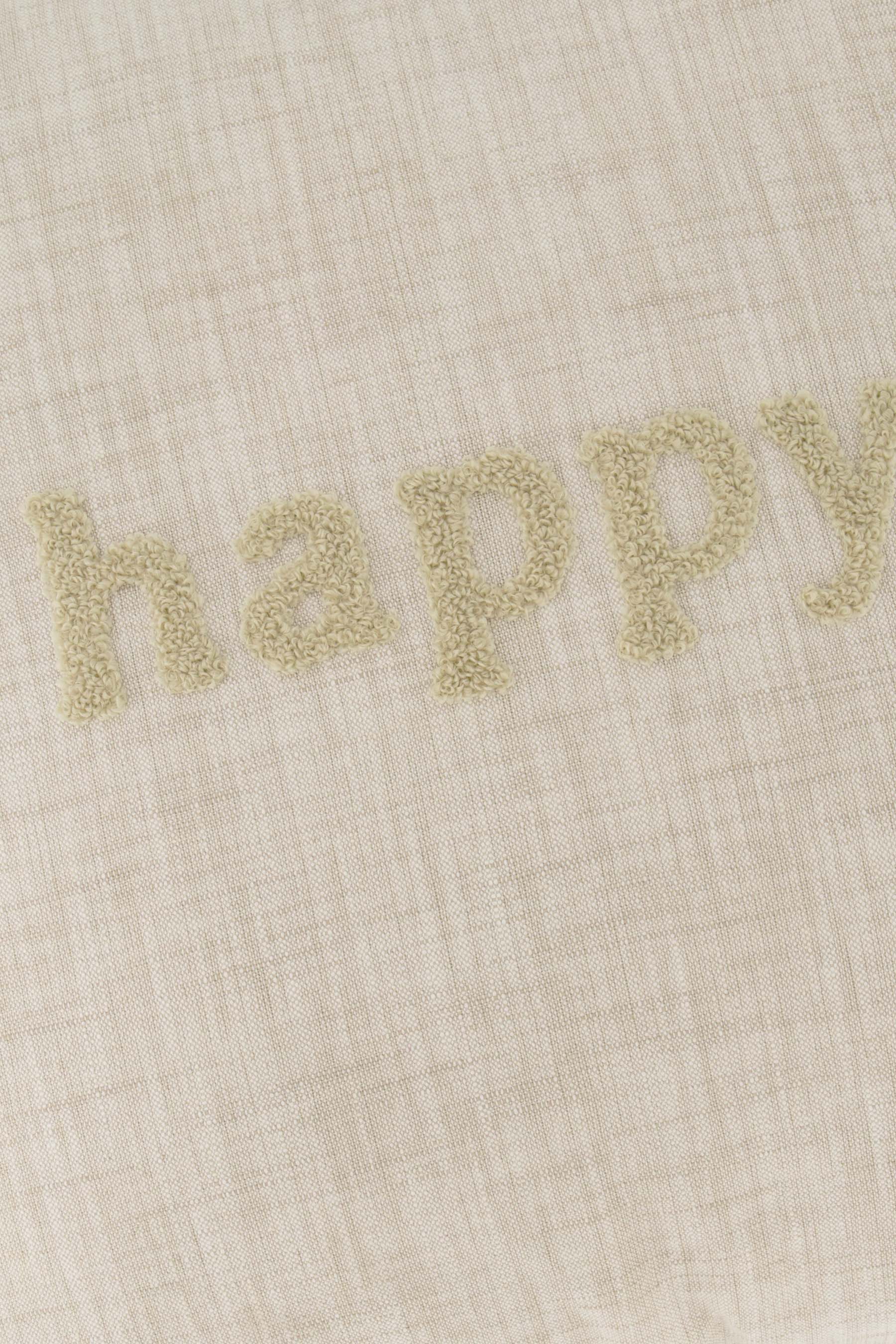 kussen happy 45x45cm