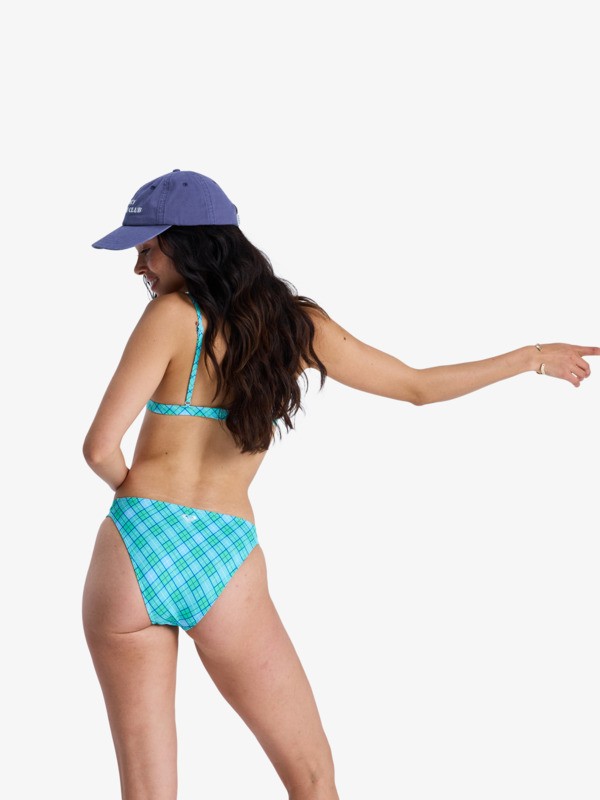 Printed Essentials Classic Bas de bikini Vert Femme