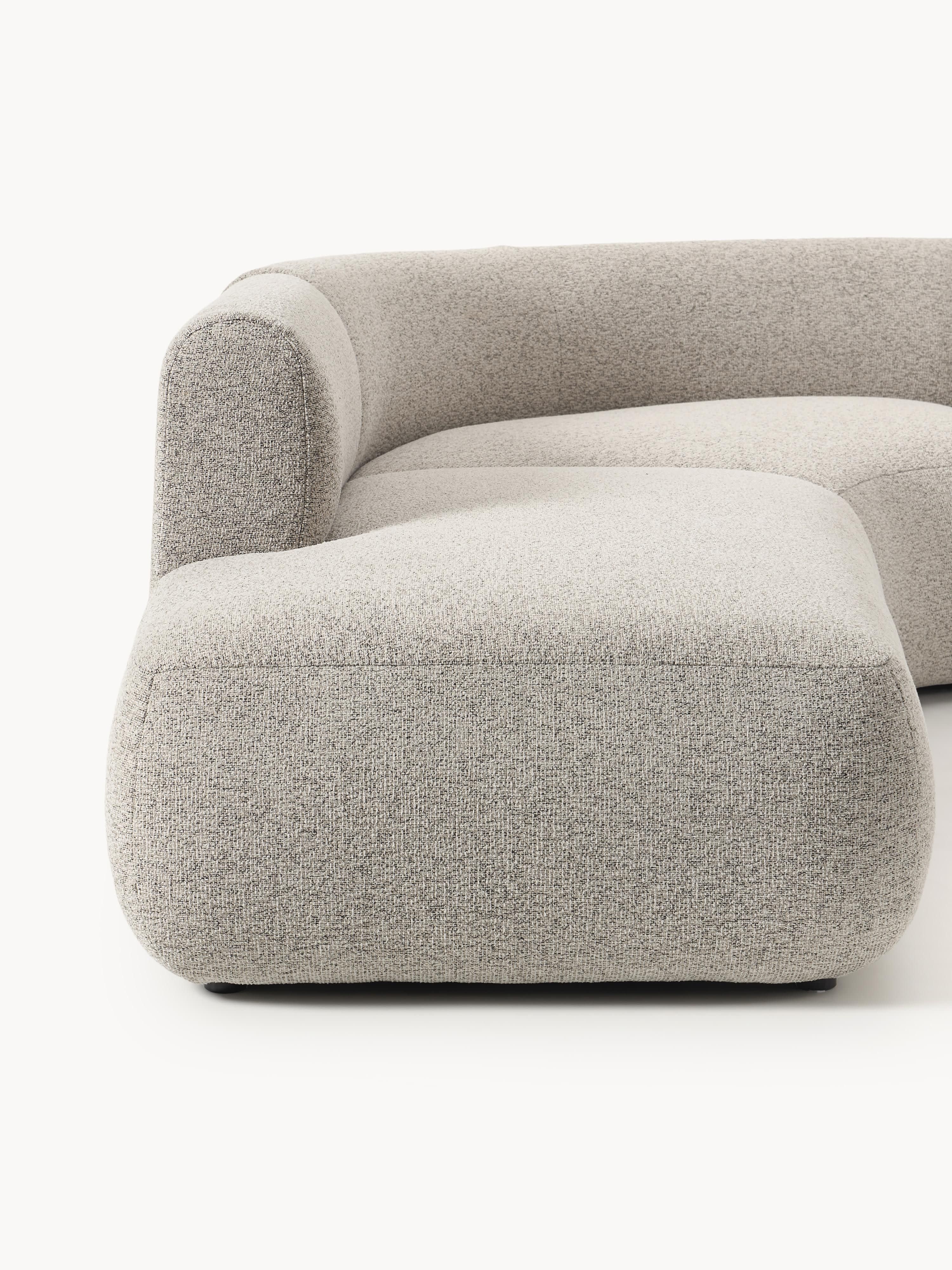 Modulaire bouclé hoekbank Sofia (4-zits)