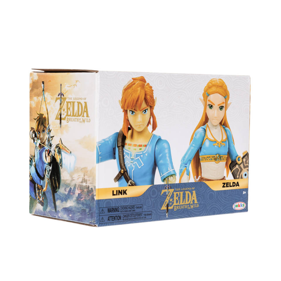 The Legend of Zelda speelfigurenset Link en Zelda