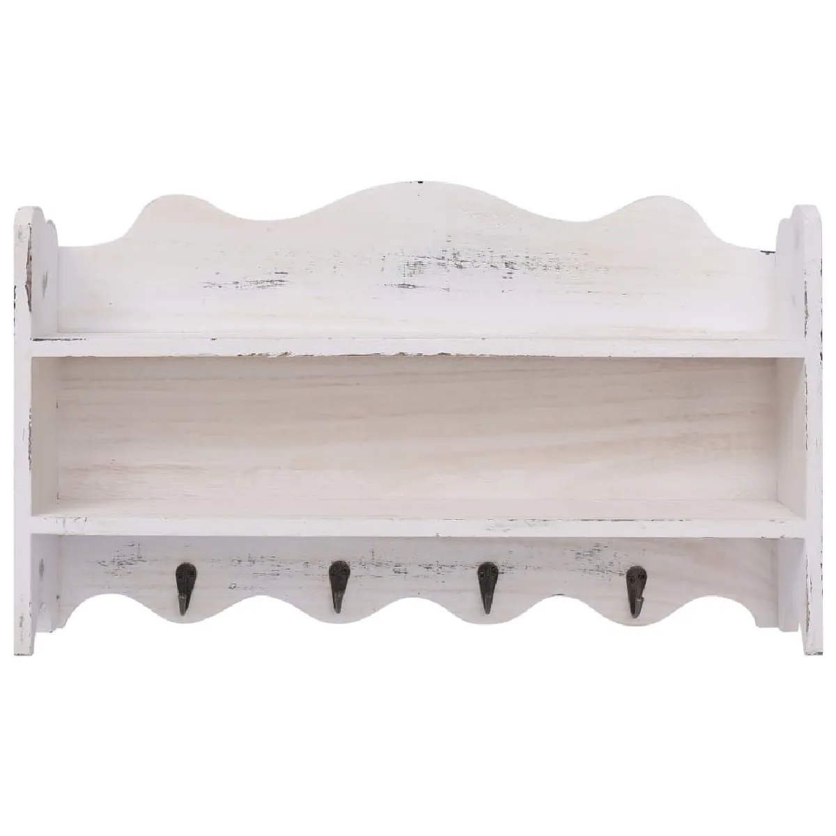 Decoshop26 Porte-manteau mural bois