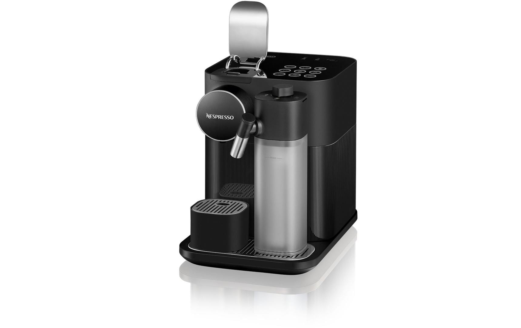 Kaffeemaschine Nespresso Gran Lattissima EN640.B Schwarz<br>Kapselmaschine der Original Line mit Milchsystem und automatischer Spülfunktion