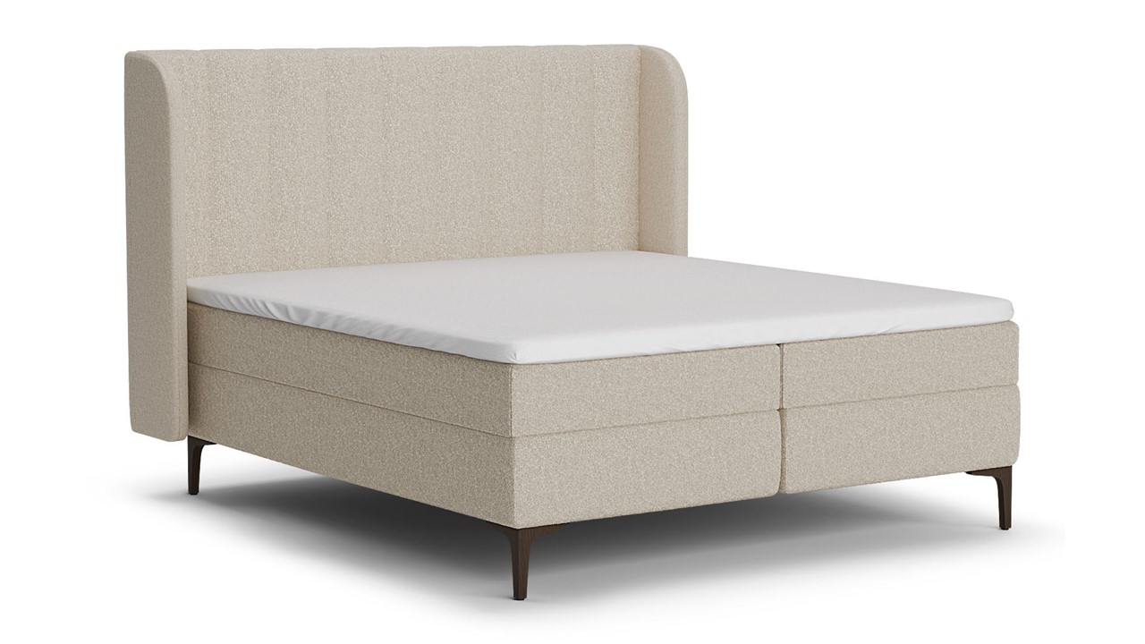 Boxspring Ivory - Soft teddy off white