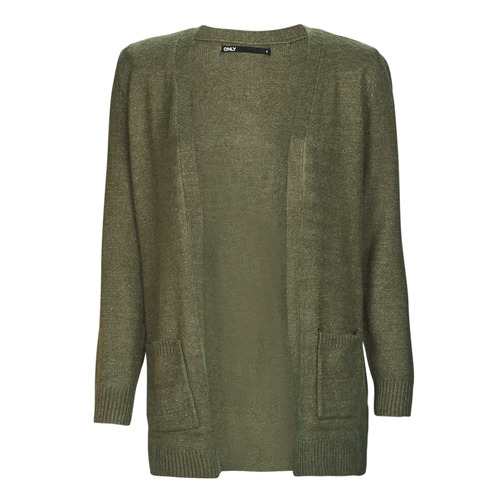 Only - ONLLESLY L/S OPEN CARDIGAN KNT NOOS - Kaki