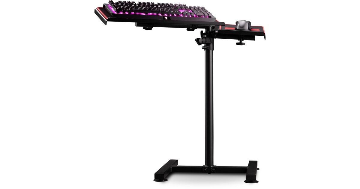Next Level RacingFree Standing Keyboard and Mouse Stand bevestiging  (Zwart)