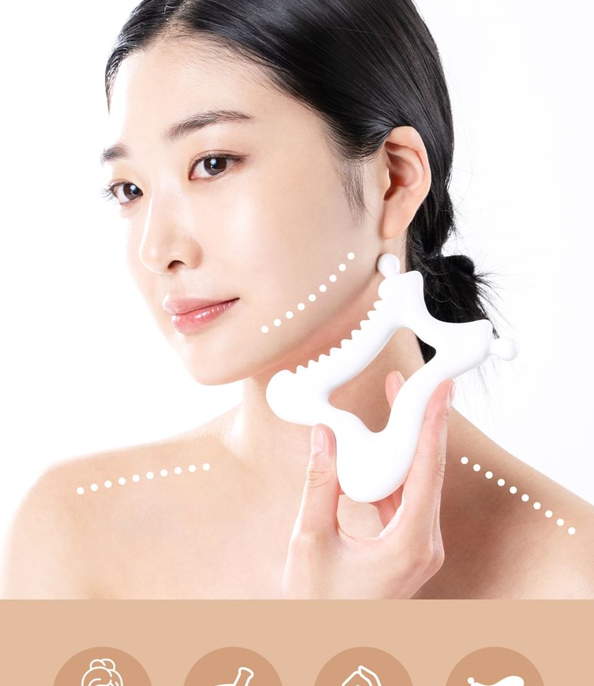 WellDerma - Keramische Gua Sha voor gezicht en lichaam