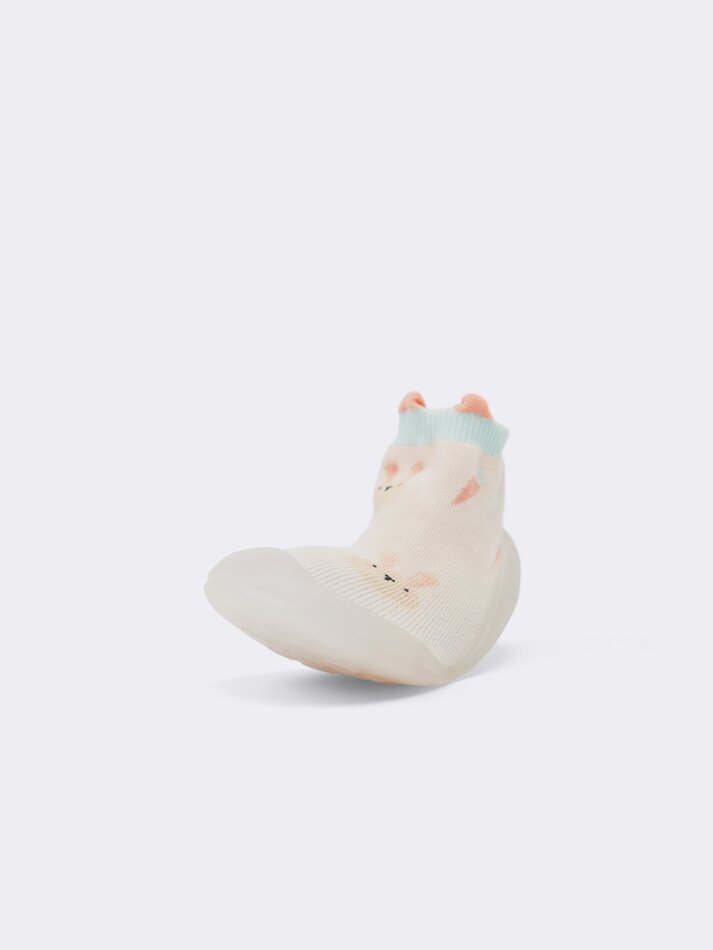 Pantufa de meia - Laranja