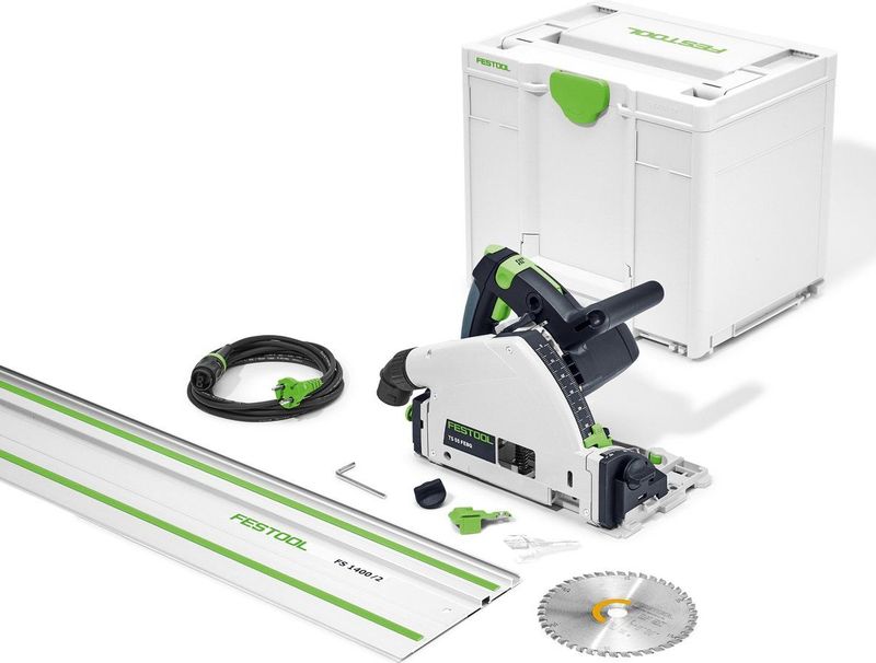 Festool TS 55 FEBQ-Plus-FS Invalzaagmachine 1.200W 1.400mm