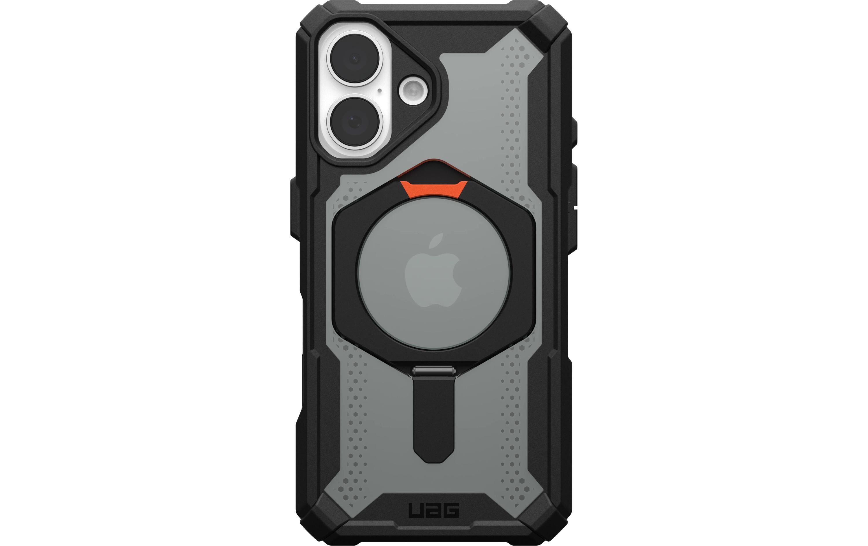 Back Cover Plasma XTE iPhone 16 Black/OrangeSchutzhülle für das Apple iPhone 16