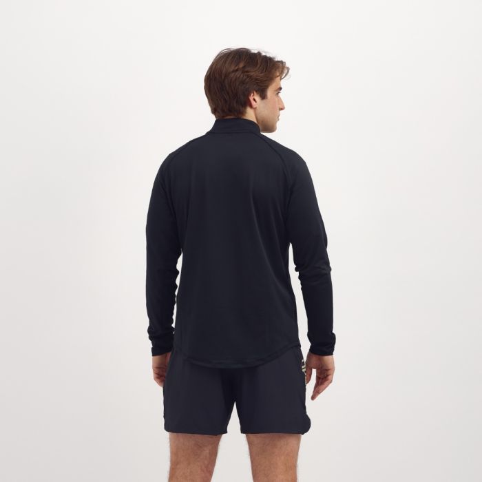 Lipati Herre Trøjer Moderate Half Zip Long Sleeve Sort