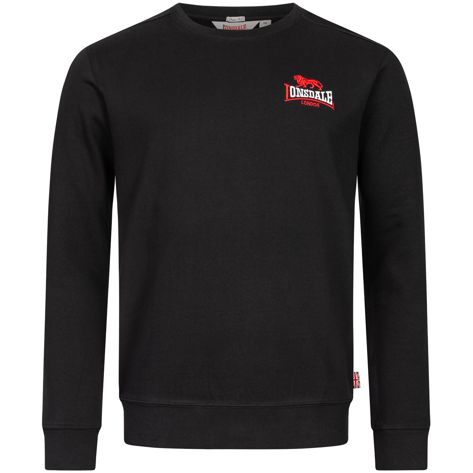 Lonsdale Herren Rundhals Sweatshirt schmale Passform LYMPSTONE