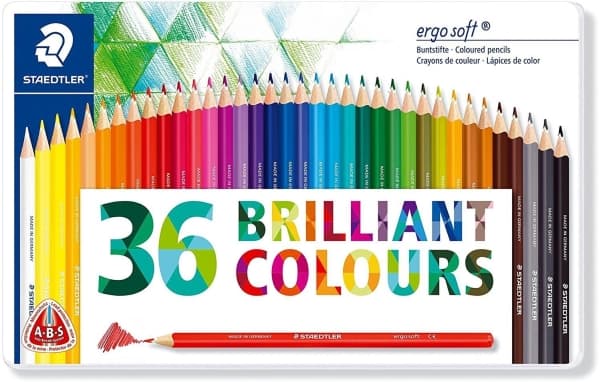 STAEDTLER ergosoft 157 - Fargeblyant - assorterte farger (en pakke 36)