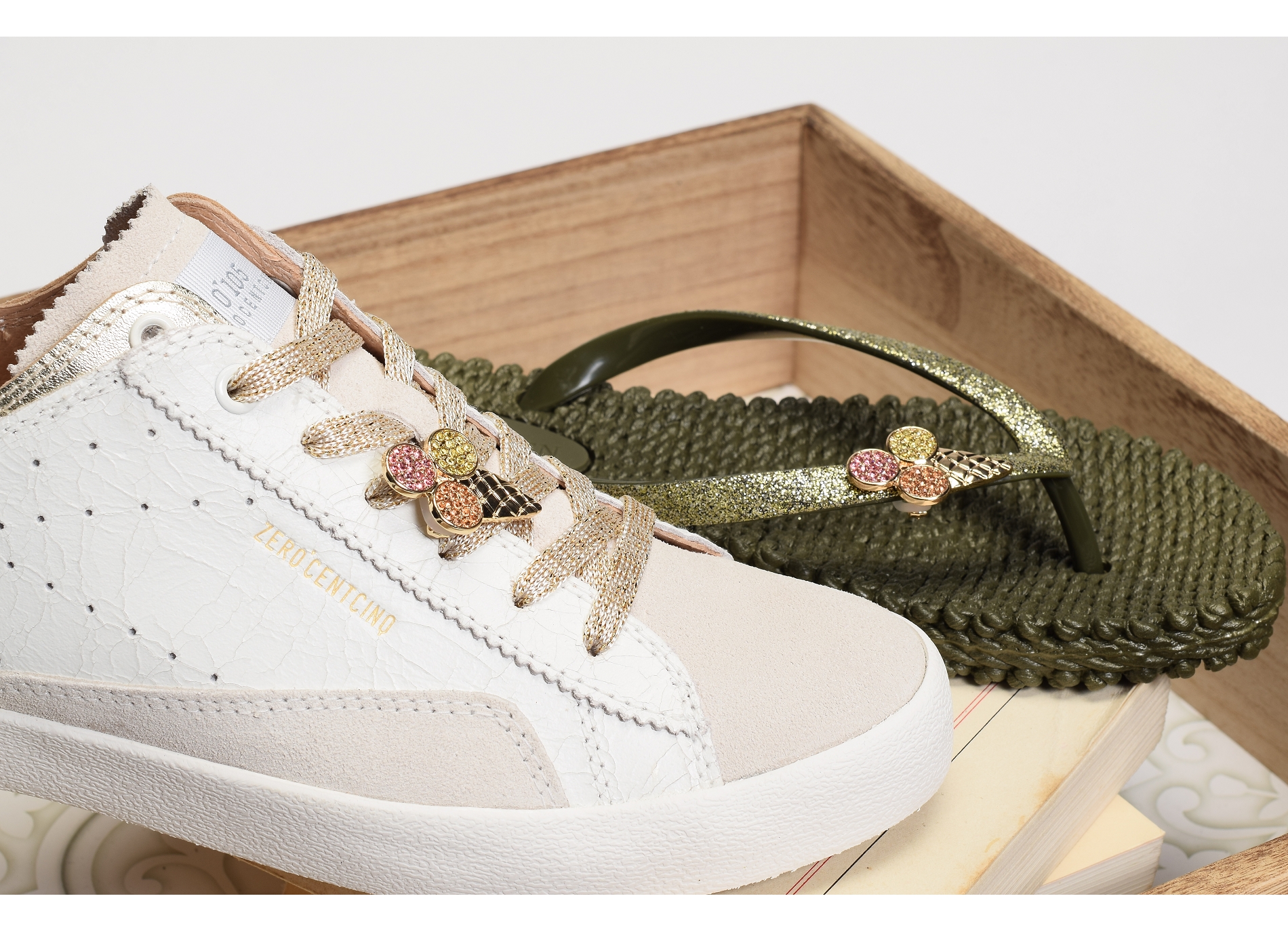 Bijou glace multicolore