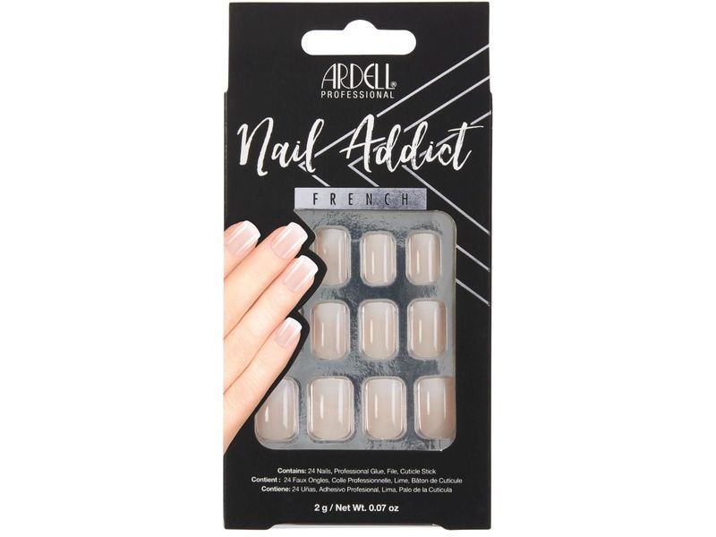Ardell Kunstnägel Subtle French 28 Stück Einfach anzubringende Kunstnägel für aussergewöhnliche Looks
