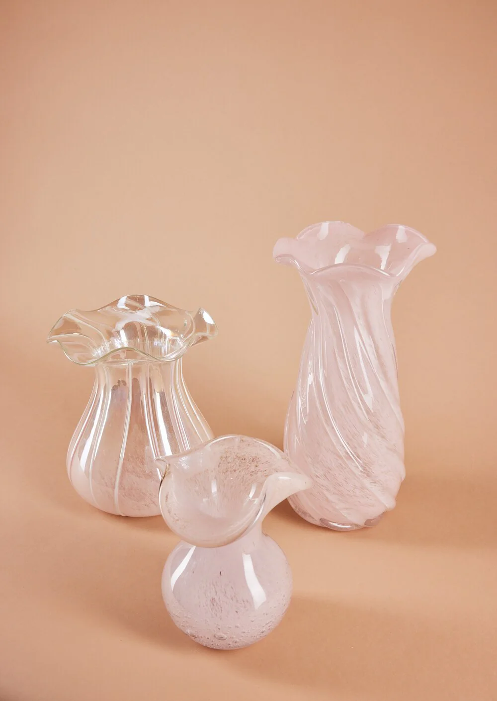 Bahne Interior  Tulip vase, Rose- H22 cm.