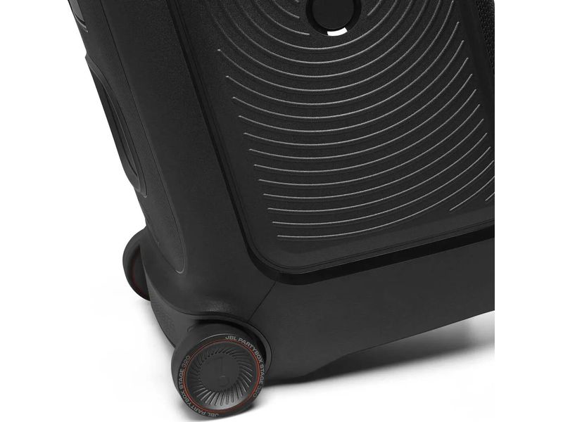 JBL Bluetooth Speaker Partybox Stage 320 Schwarz Tragbarer Partylautsprecher mit Rollen