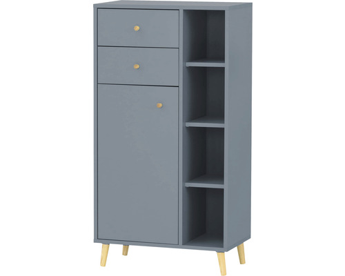 Highboard van Möbelpartner Bjarne, afmetingen (B x H x D): 60,2 x 113,4 x 33,1 cm, fjord