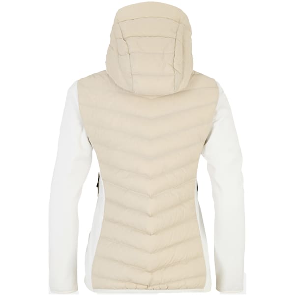 Veste de ski PEAK PERFORMANCE W FROST DOWN HYBRID HOOD SAND FOG/OFFWHITE