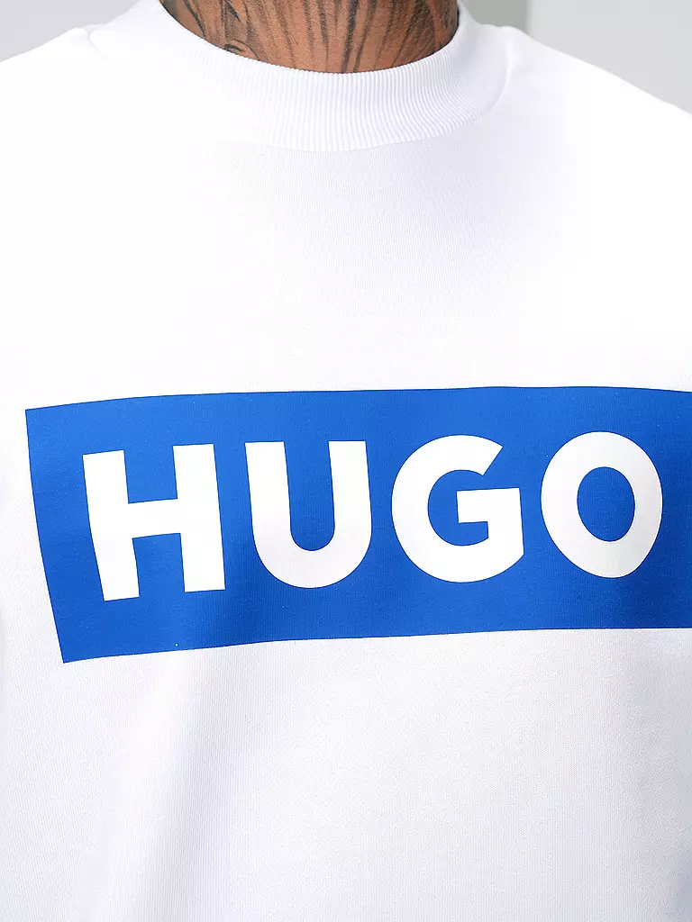 HUGO Sweater NIERO weiss