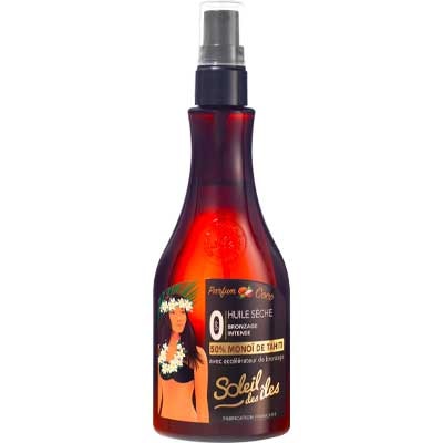 Huile sèche bronzante - Parfum coco - 150 ml