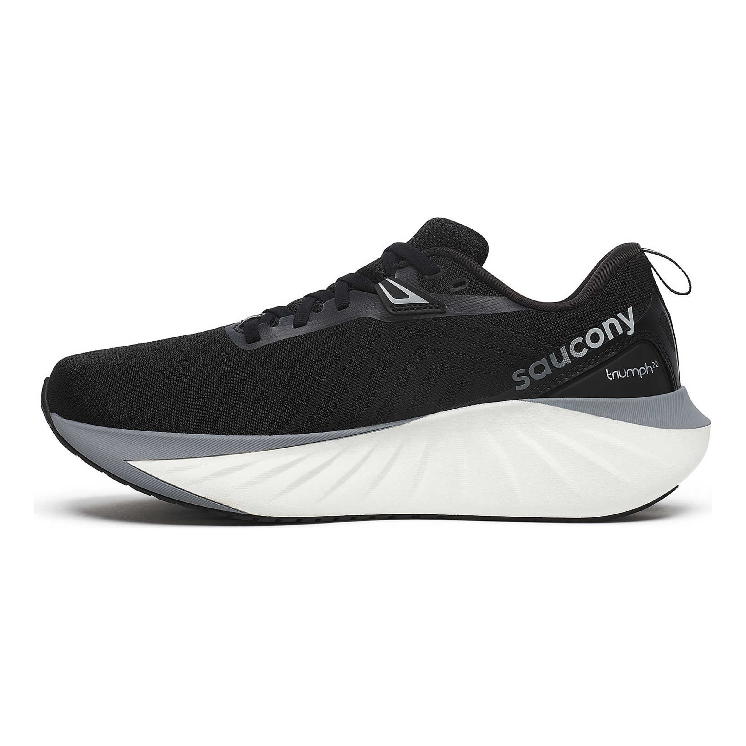 Saucony Triumph 22 Chaussure De Running Sans Stabilisateurs Hommes - Noir , Blanc