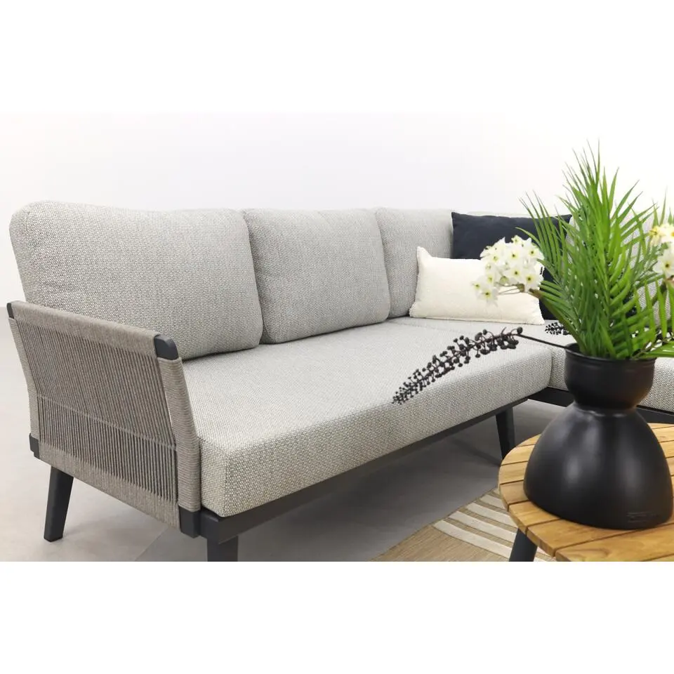 Durban/mindo loungeset - hoekbank - 3-delig