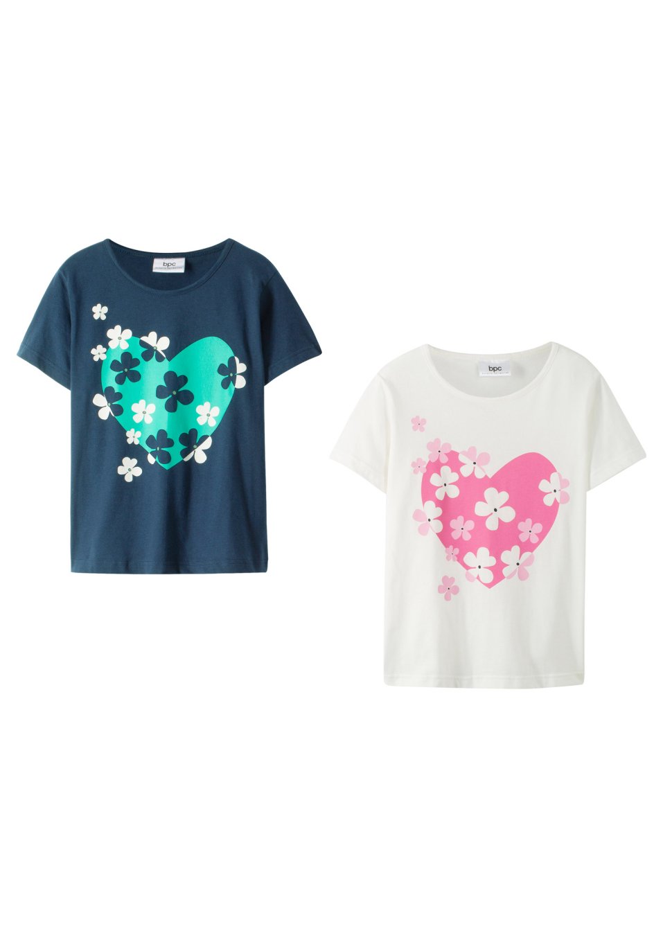 Lot de 2 T-shirts fille