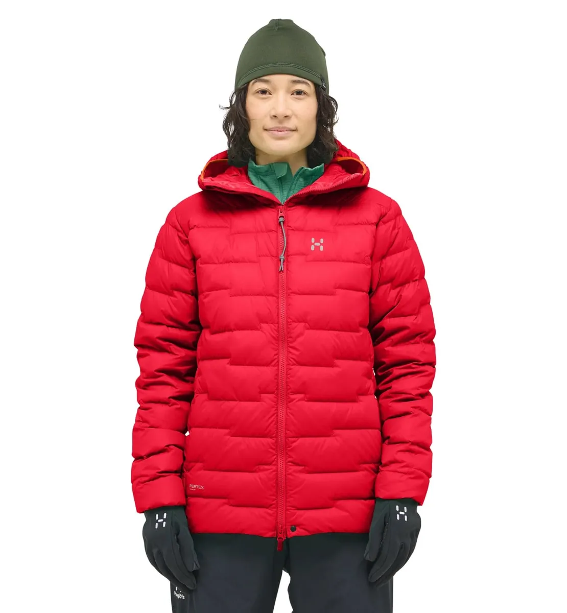 Haglöfs Women's Roc Flash Down Hood Bright Red