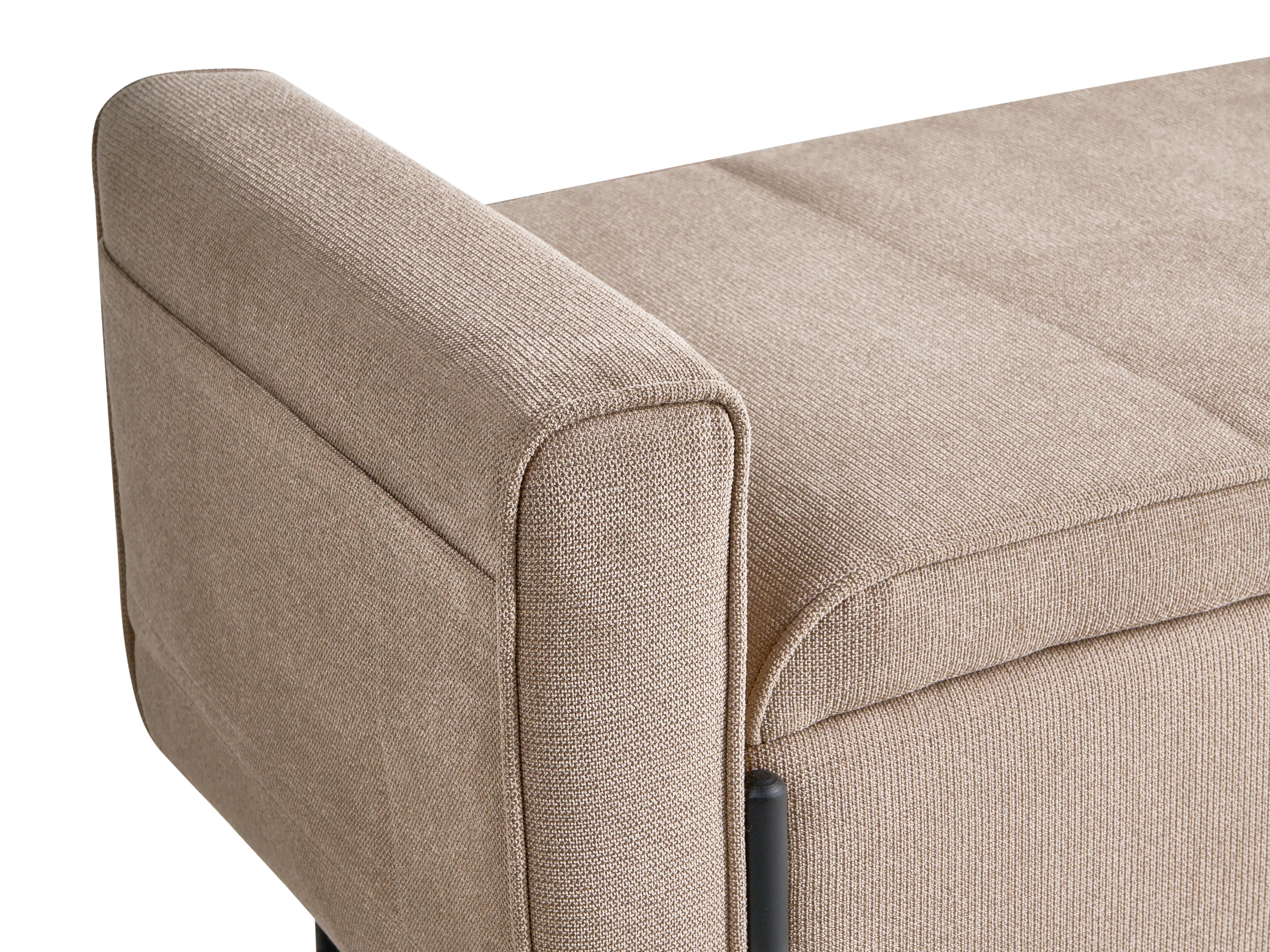 Bankje met opbergruimte LEWES Stof Beige