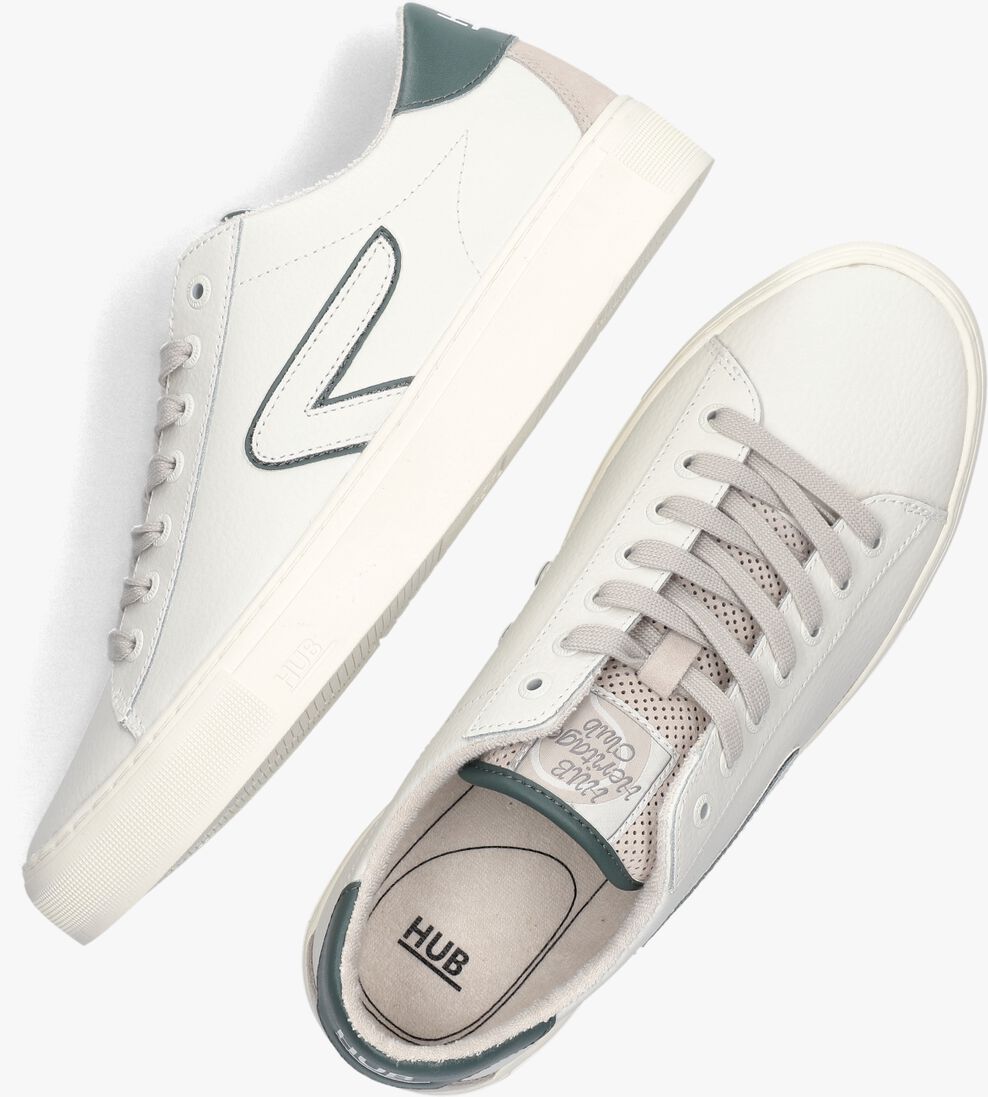 HUB witte hub lage sneakers hook-z