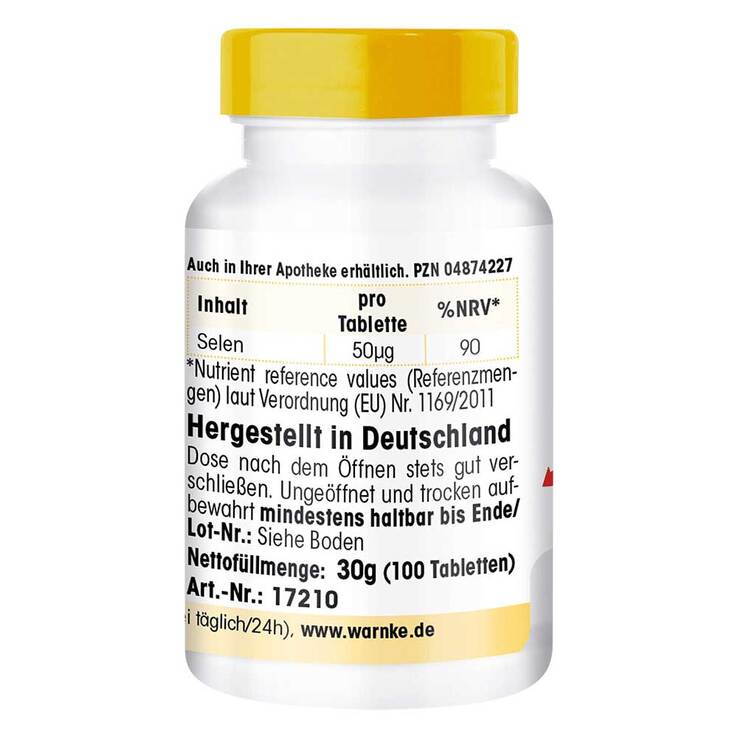 Selen 50 µg Tabletten, 100 St
