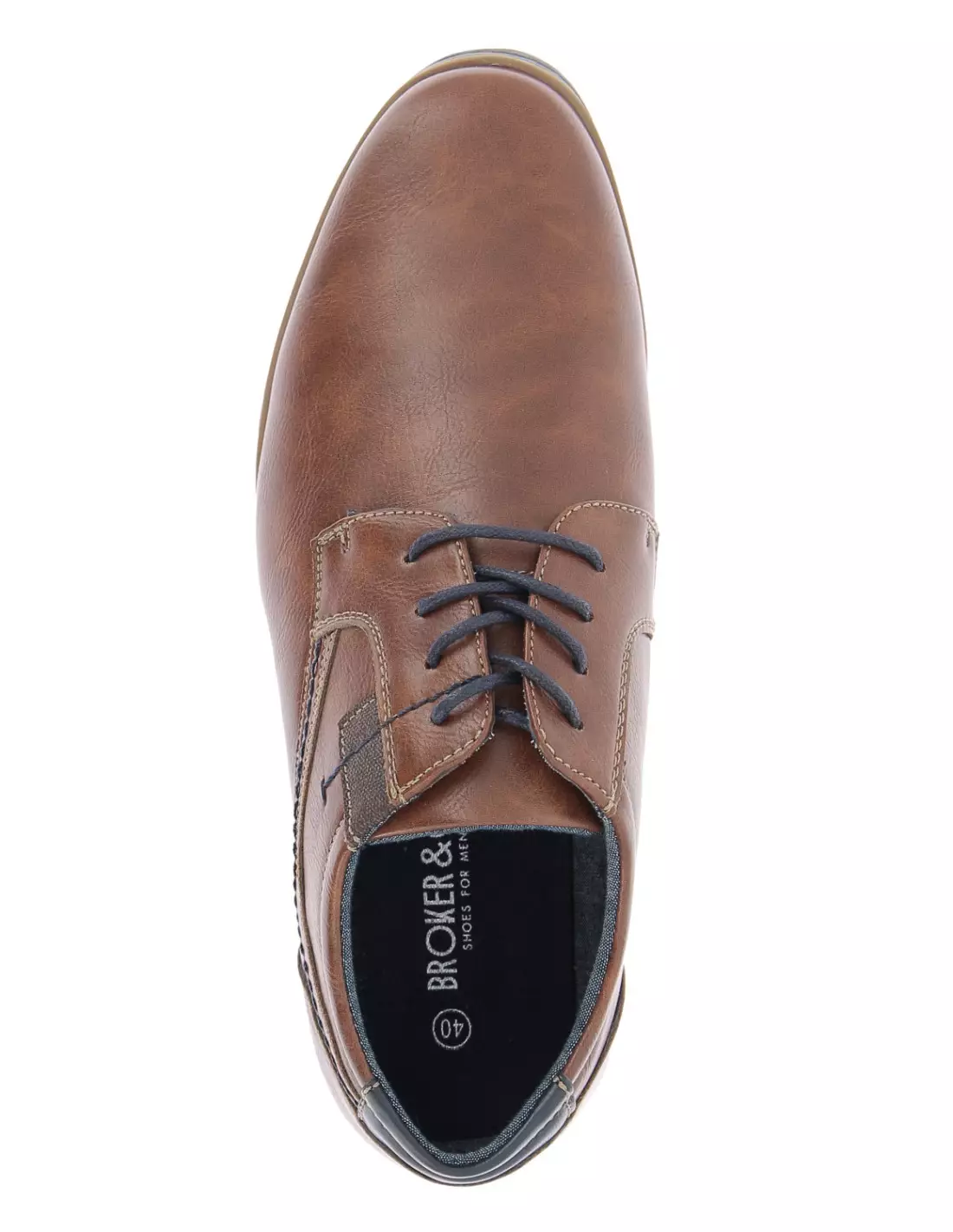 BROKER & CO D0181-W23 2 - Chaussures de ville Brown