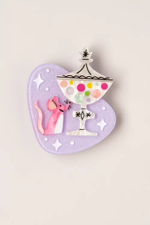 Erstwilder Shirley the Sweetest Mouse broche
