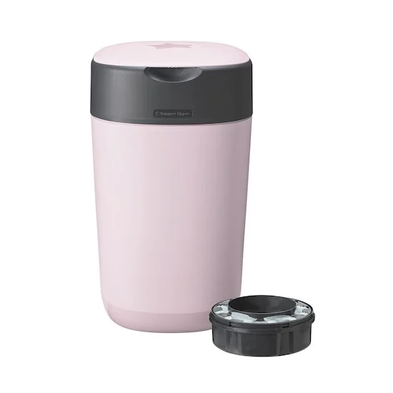 Poubelle à Couches Twist & Click   Rose        de               Tommee Tippee