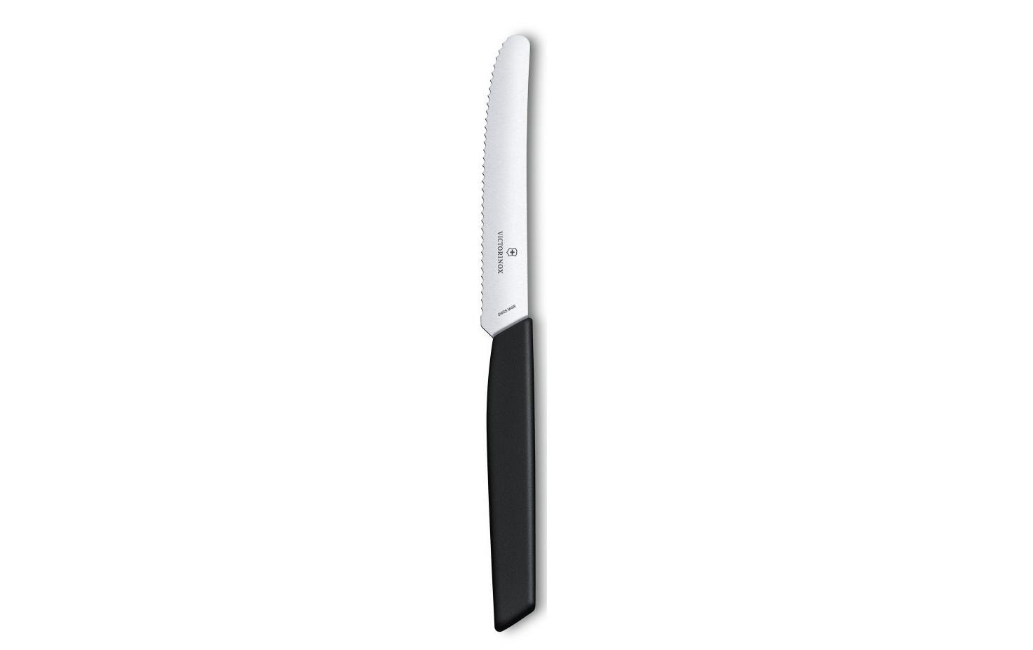 Besteck-Set Swiss Modern 24-teilig, Schwarz<br>Tafelbesteck für 6 Personen