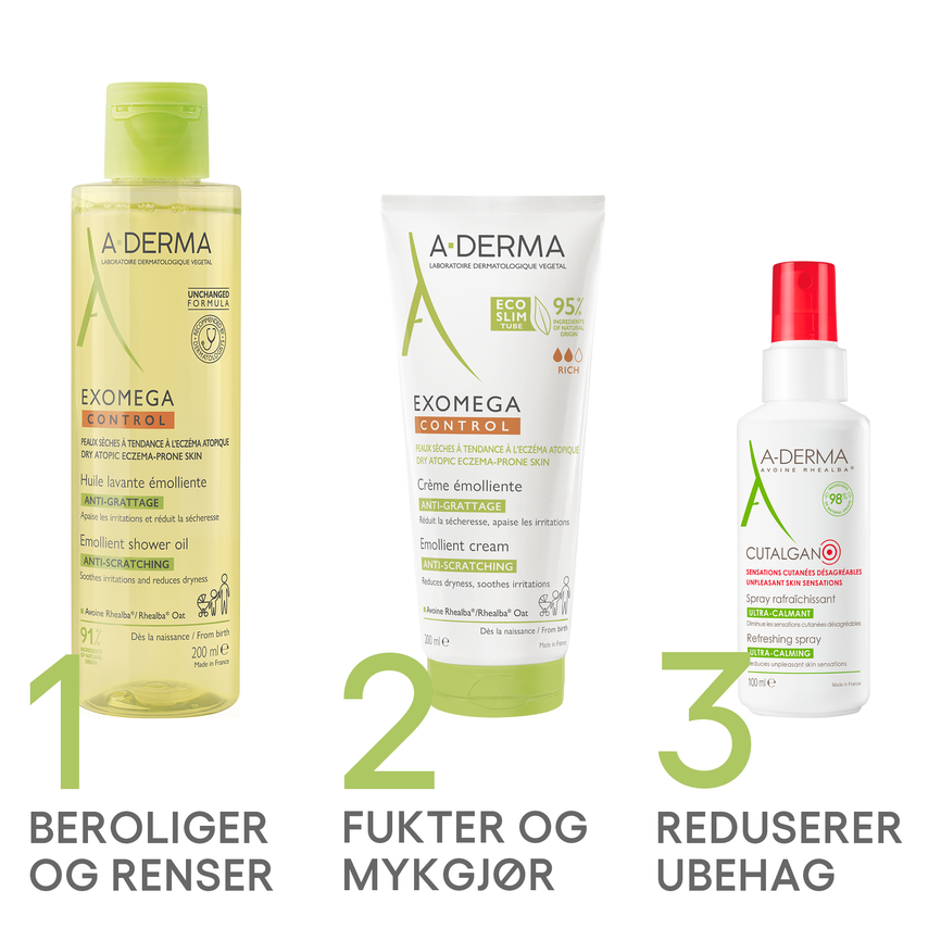 A-Derma Exomega Control Shower Oil 200 ml