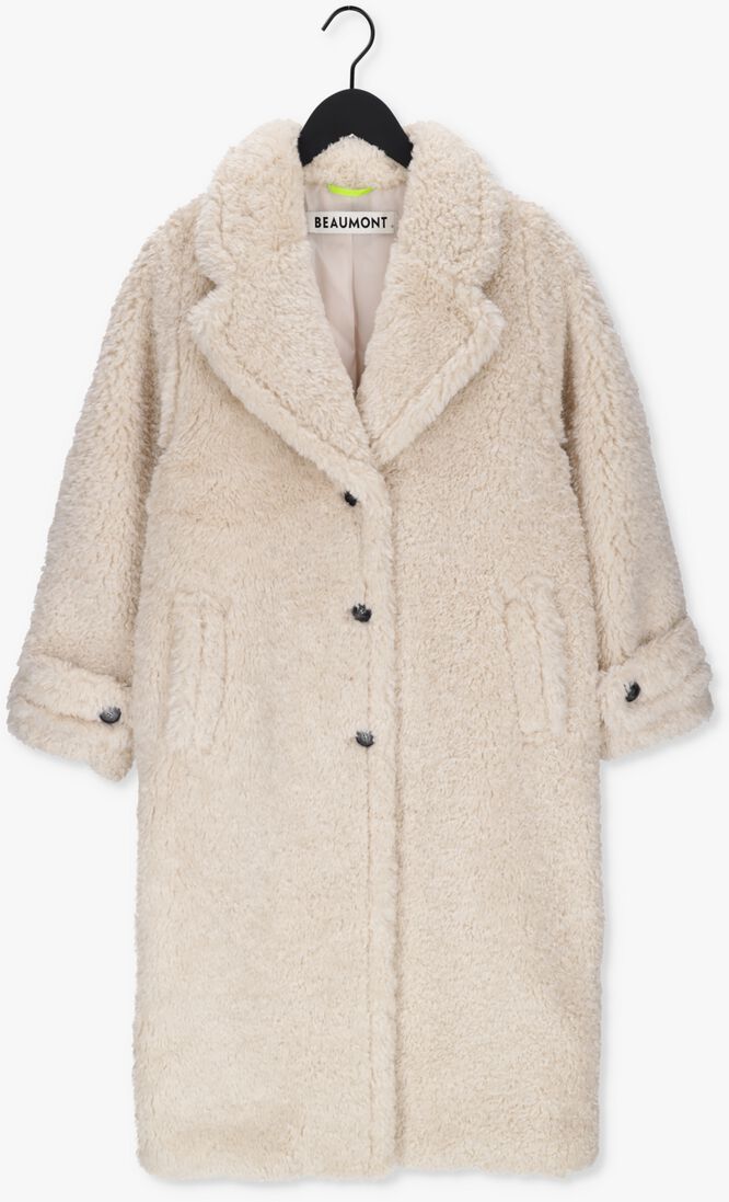BEAUMONT ecru beaumont teddy jas teddy statement coat