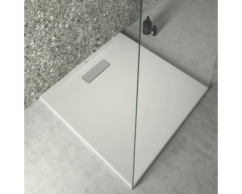 Ideal Standard Ultra Flat Nieuwe douchebak 80 x 80 x 2,5 cm zijdewit satijnen afwerking T4466V1